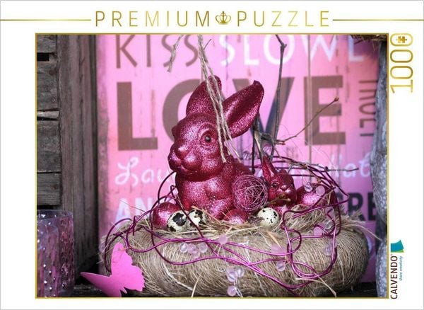 Produktbild: CALVENDO Puzzle Osterdekoration | 1000 Teile Lege-Gr&ouml;&szlig;e 64x48cm Foto-Puzzle f&uuml;r gl&uuml;ckliche Stunden