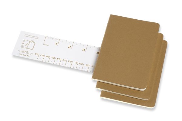 Moleskine Cahier, 3er Set, Kartoneinband