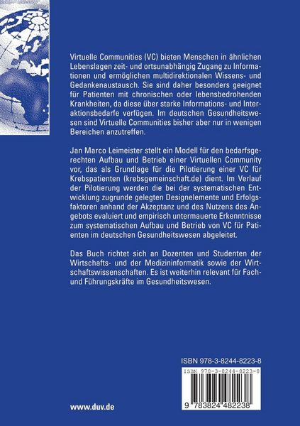 Produktbild: Virtuelle Communities f&uuml;r Patienten