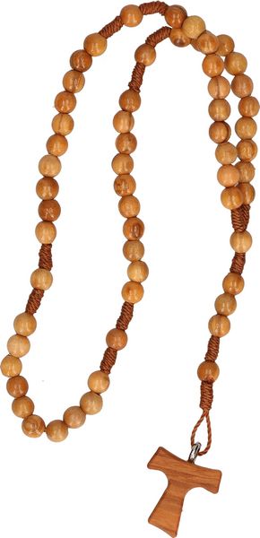Produktbild: Rosenkranz braune Holzperlen