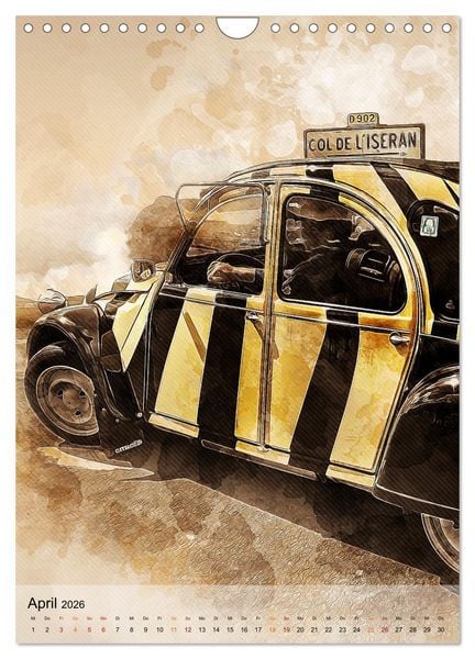 Produktbild: Die Ente - Automobil Legende (Wandkalender 2026 DIN A4 hoch), CALVENDO Monatskalender