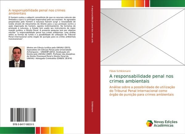 Produktbild: A responsabilidade penal nos crimes ambientais