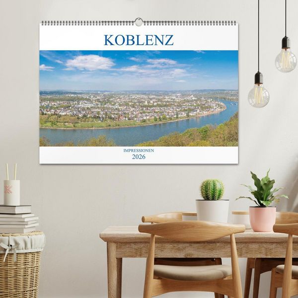 Produktbild: Koblenz Impressionen (Wandkalender 2026 DIN A2 quer), CALVENDO Monatskalender