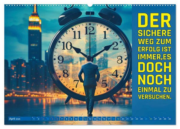Produktbild: Im Flow der Zeit - im Hier und Jetzt (Wandkalender 2026 DIN A2 quer), CALVENDO Monatskalender