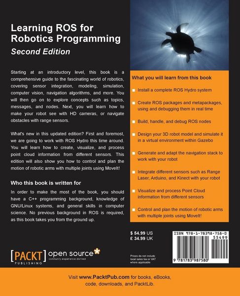 Produktbild: Learning ROS for Robotics Programming - Second Edition