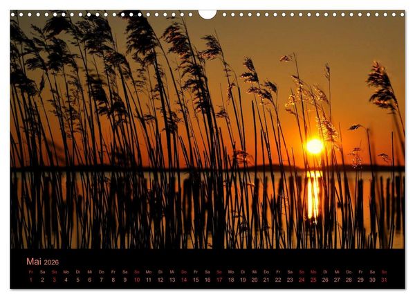 Produktbild: Sonnenuntergang (Wandkalender 2026 DIN A3 quer), CALVENDO Monatskalender