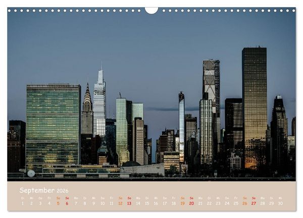 Produktbild: City Lights &ndash; New York im Fokus (Wandkalender 2026 DIN A3 quer), CALVENDO Monatskalender