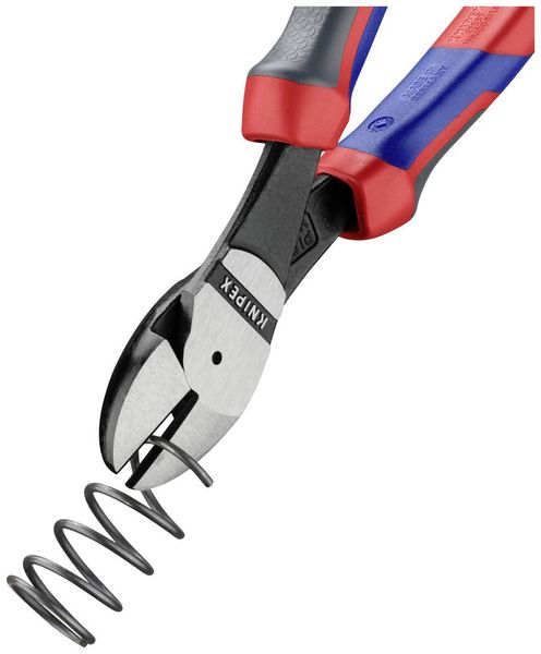 Produktbild: Knipex 74 02 200 Werkstatt Kraft-Seitenschneider mit Facette 200mm