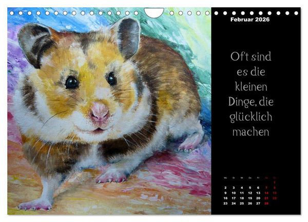 Produktbild: Die Botschaft der Krafttiere (Wandkalender 2026 DIN A4 quer), CALVENDO Monatskalender