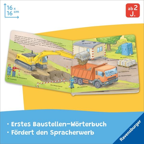 Produktbild: Mein Bilder-W&ouml;rterbuch: Auf der Baustelle