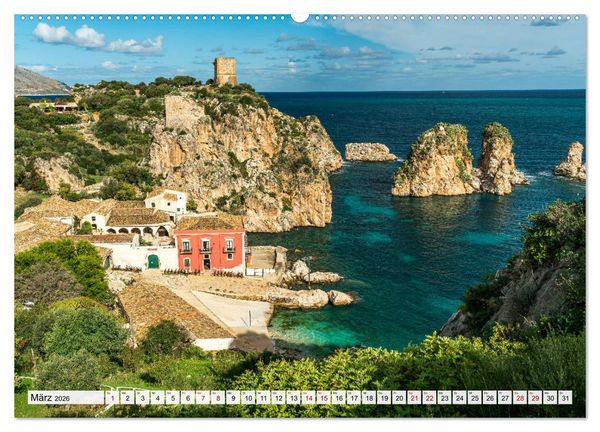 Produktbild: Italien - Sizilien (Wandkalender 2026 DIN A2 quer), CALVENDO Monatskalender
