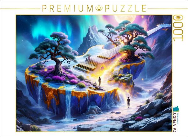 CALVENDO Puzzle Klangvolle Landschaft | 1000 Teile Lege-Größe 64x48cm Foto-Puzzle für glückliche Stunden