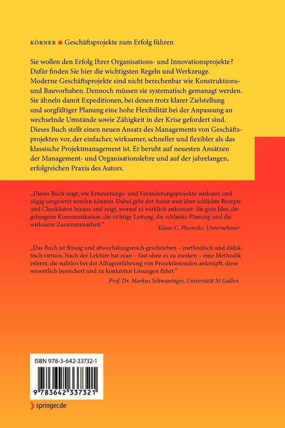 Produktbild: Gesch&auml;ftsprojekte zum Erfolg f&uuml;hren