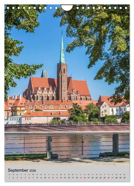 Produktbild: BRESLAU Historisches Stadtherz (Wandkalender 2026 DIN A4 hoch), CALVENDO Monatskalender