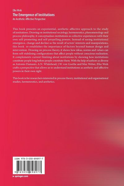 Produktbild: The Emergence of Institutions