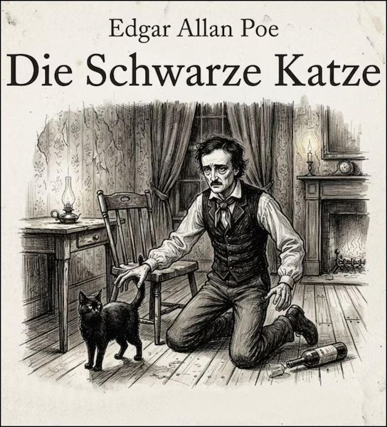 Produktbild: Edgar Allan Poe: Der schwarze Kater. Ein Meisterwerk der Schauerliteratur vom Meister des Horrors.