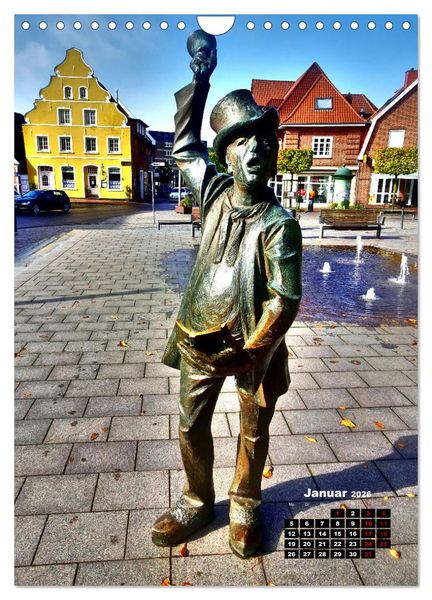 Produktbild: Malerisches Otterndorf (Wandkalender 2026 DIN A4 hoch), CALVENDO Monatskalender
