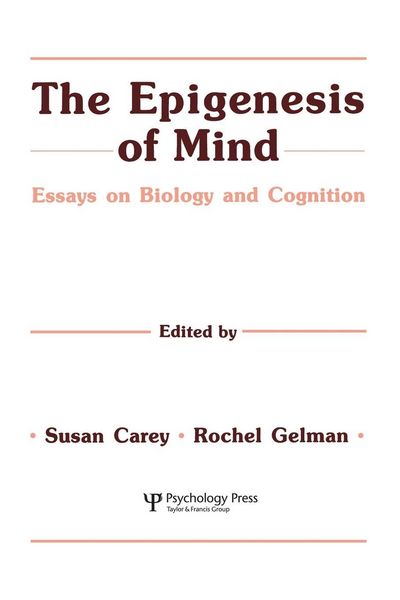 Produktbild: The Epigenesis of Mind