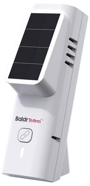 Produktbild: BaldrTherm Solar Thermo-/Hygrometer Wei&szlig; HCS701B