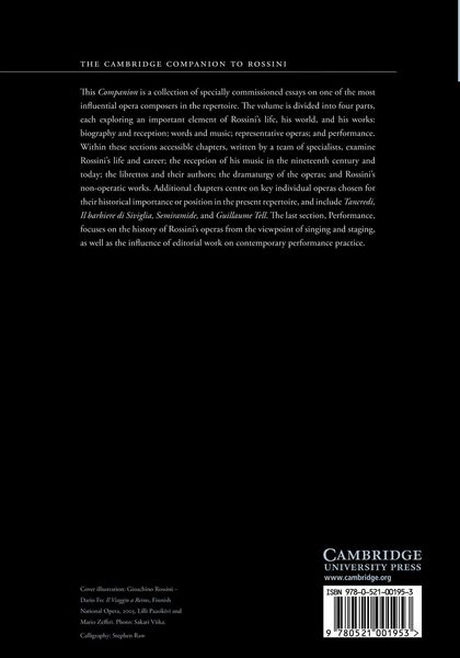 Produktbild: The Cambridge Companion to Rossini