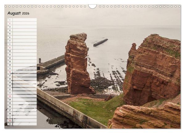 Produktbild: Helgoland - idyllische Nordseeinsel (Wandkalender 2026 DIN A3 quer), CALVENDO Monatskalender