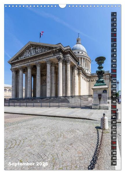 Produktbild: PARIS Stadtspaziergang (Wandkalender 2026 DIN A3 hoch), CALVENDO Monatskalender