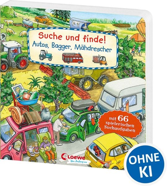 Produktbild: Suche und finde! - Autos, Bagger, M&auml;hdrescher