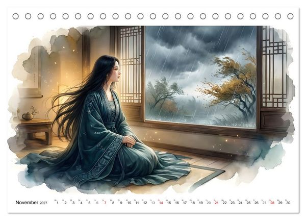 Produktbild: Zw&ouml;lf Farben der Stille (Tischkalender 2027 DIN A5 quer), CALVENDO Monatskalender