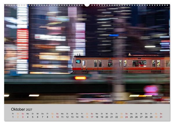 Produktbild: Tokio. Die faszinierende Metropole Japans (Wandkalender 2027 DIN A2 quer), CALVENDO Monatskalender