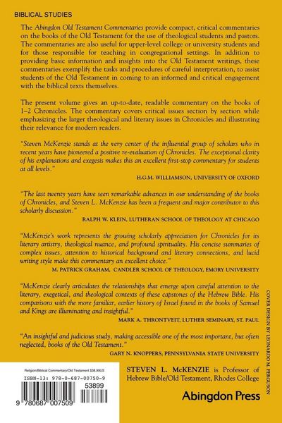 Produktbild: Abingdon Old Testament Commentaries - I & II Chronicles