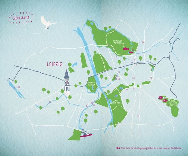 Produktbild: Blaue Glücksorte in und um Leipzig