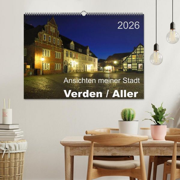Produktbild: Ansichten meiner Stadt - Verden / Aller (Wandkalender 2026 DIN A2 quer), CALVENDO Monatskalender