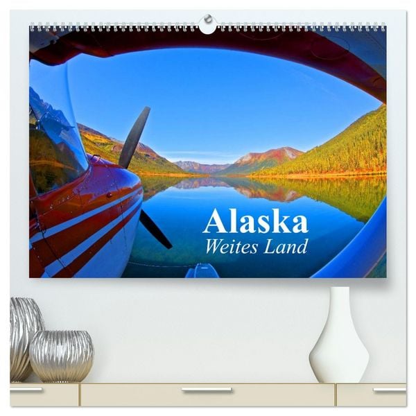 Produktbild: Alaska - Weites Land (hochwertiger Premium Wandkalender 2026 DIN A2 quer), Kunstdruck in Hochglanz