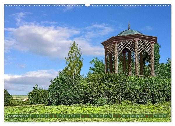 Produktbild: Aschersleben um 1900 &ndash; Auf der alten Burg - Kolorierte Schwarzwei&szlig;fotos (Wandkalender 2026 DIN A2 quer), CALVENDO Monatskalender