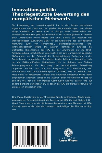 Produktbild: Innovationspolitik: Theoriegest&uuml;tzte Bewertung des europ&auml;ischen Mehrwerts