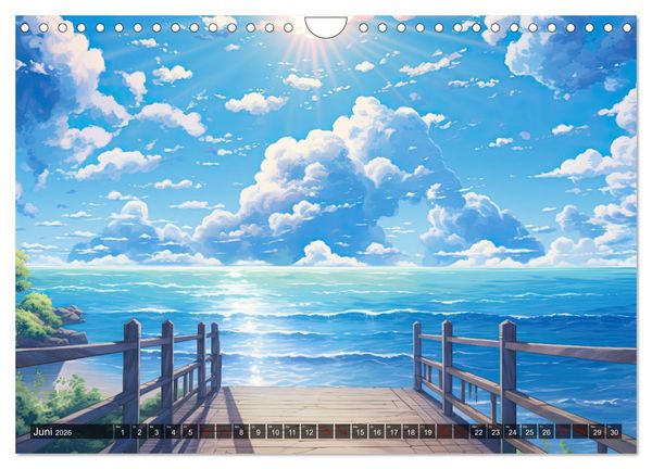 Produktbild: Inspirierende Str&auml;nde (Wandkalender 2026 DIN A4 quer), CALVENDO Monatskalender