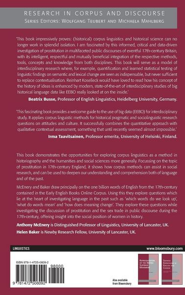 Produktbild: Corpus Linguistics and 17th-Century Prostitution