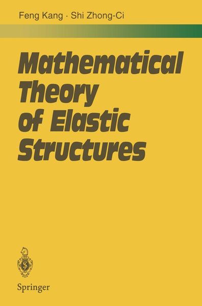 Produktbild: Mathematical Theory of Elastic Structures