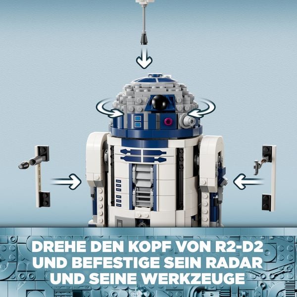 Produktbild: LEGO Star Wars 75379 R2-D2 Droide zum Bauen, Spielen und Ausstellen