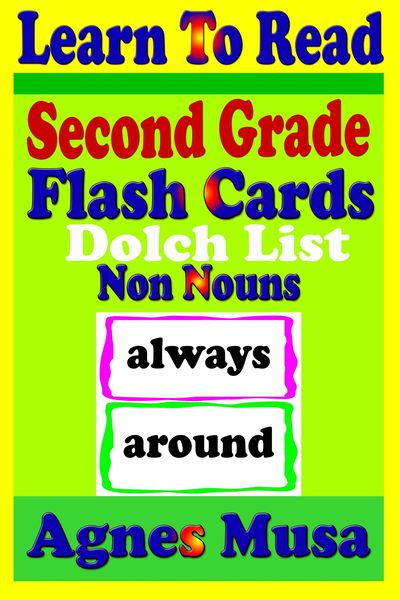 Produktbild: Second Grade Flash Cards - Dolch List Non Nouns