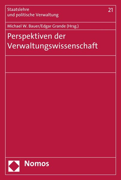 Produktbild: Perspektiven der Verwaltungswissenschaft