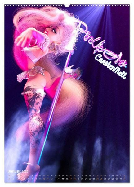 Produktbild: Pin Up Kalender Carsten Mell (Wandkalender 2026 DIN A2 hoch), CALVENDO Monatskalender