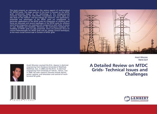 Produktbild: A Detailed Review on MTDC Grids- Technical Issues and Challenges