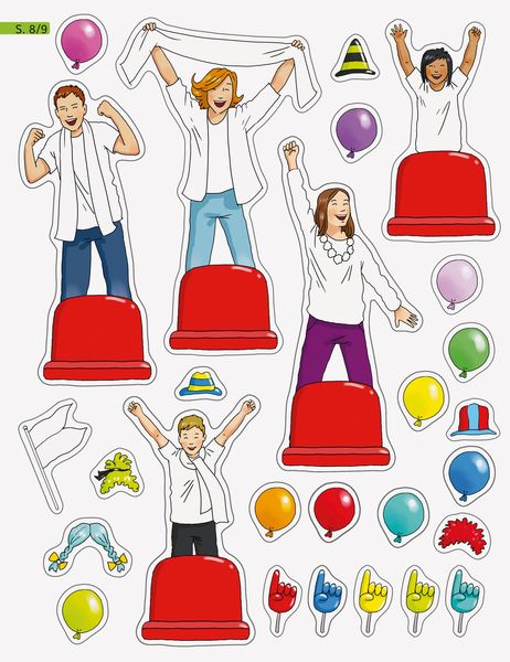 Produktbild: Mein Ausmalstickerbuch - Fu&szlig;ball