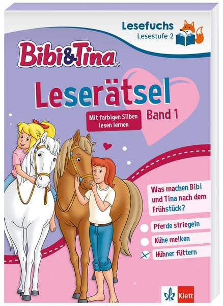Produktbild: Lesefuchs Bibi & Tina: Leser&auml;tsel Lesestufe 1, Band 1