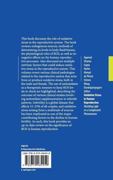 Produktbild: Oxidative Stress in Human Reproduction