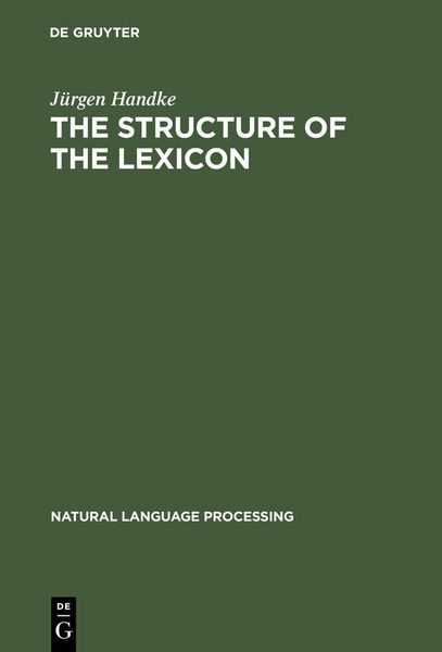 Produktbild: The Structure of the Lexicon