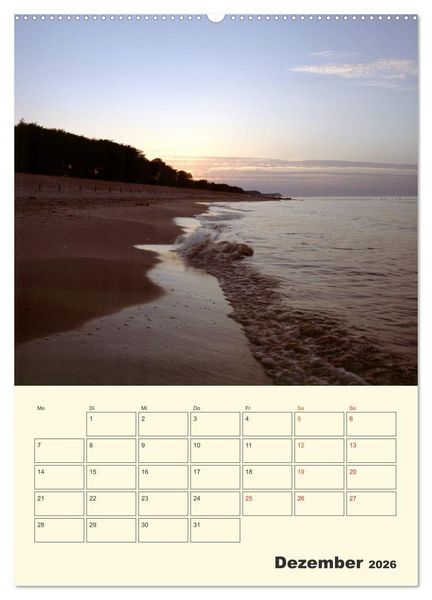 Produktbild: Usedom (hochwertiger Premium Wandkalender 2026 DIN A2 hoch), Kunstdruck in Hochglanz