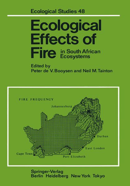 Produktbild: Ecological Effects of Fire in South African Ecosystems