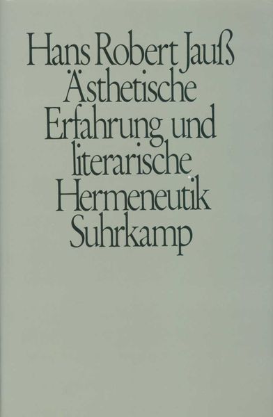 Produktbild: &Auml;sthetische Erfahrung und literarische Hermeneutik